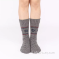 Chaussettes de pantoufles en tricot et pantoufle en tricot et moelleux